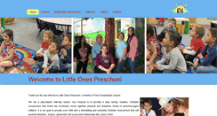 Desktop Screenshot of littleonesprek.com